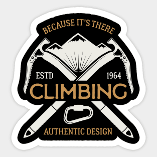 Climbing Sticker